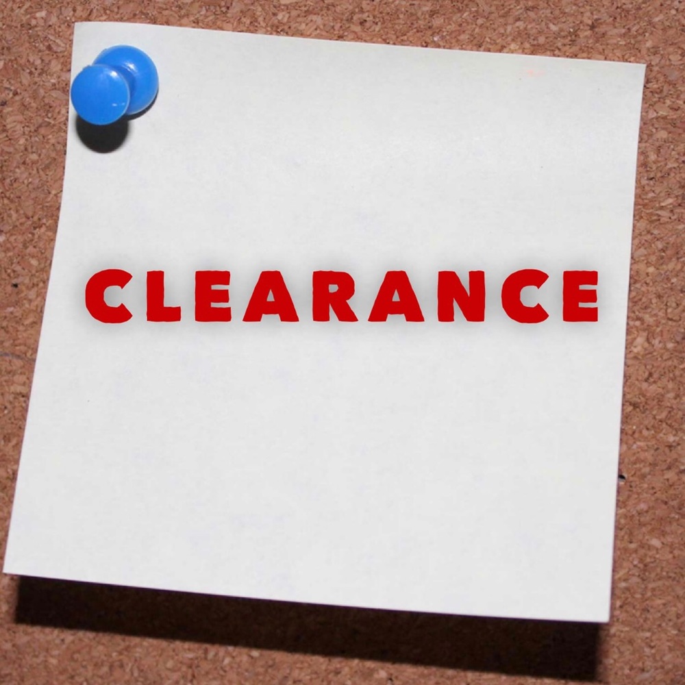 Clearance Items! Donating soon!